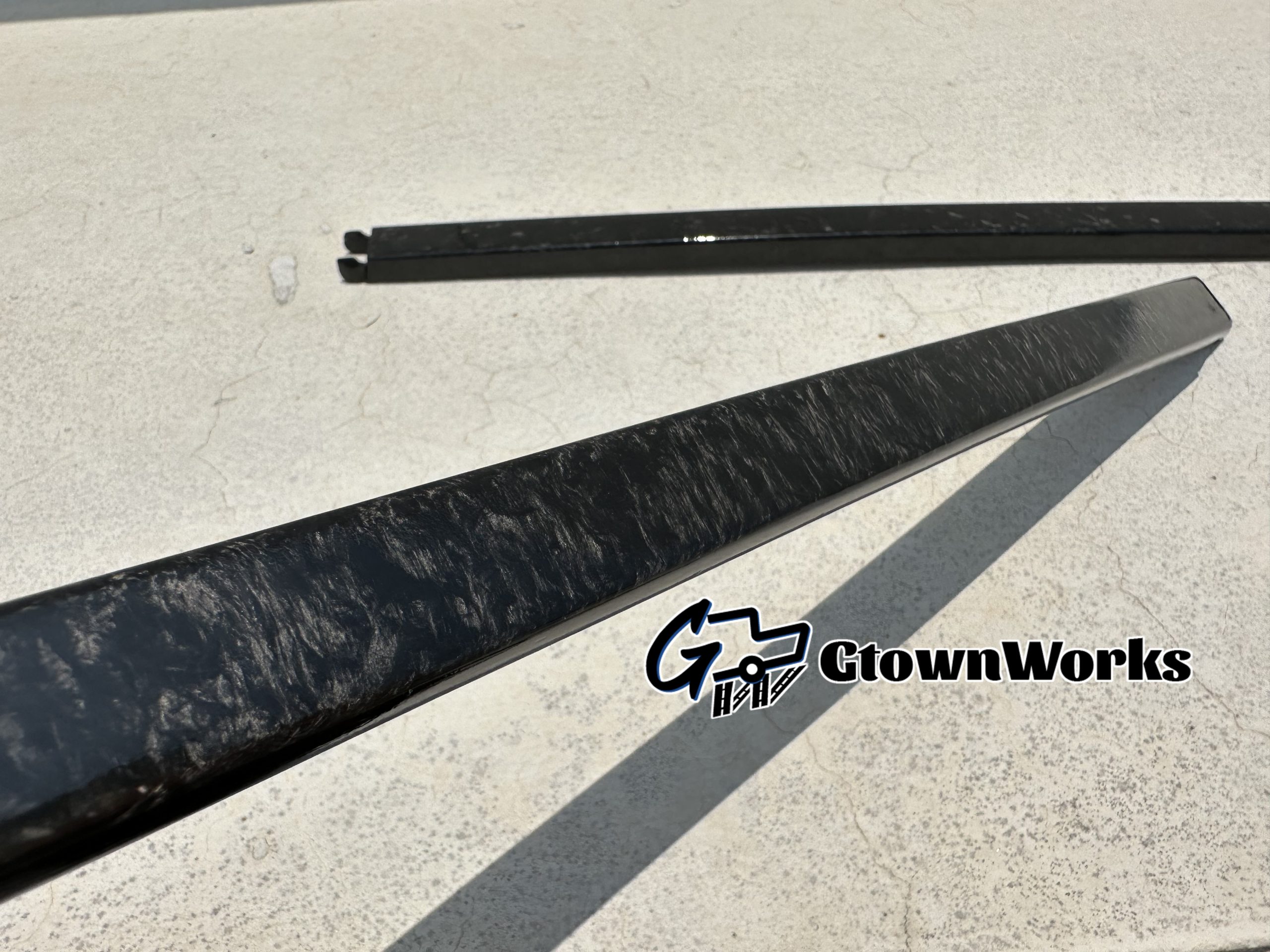 Mercedes Benz 190E front headlight frame carbon fiber decorative strip ...